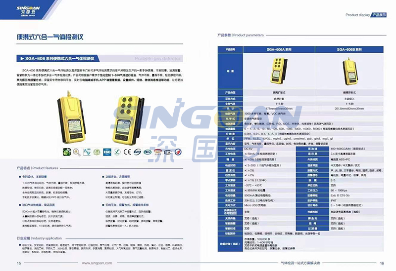 深國(guó)安2022氣體檢測(cè)儀新版畫冊(cè)