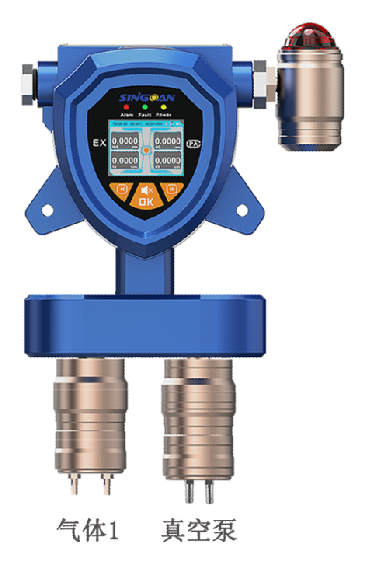 固定一體泵吸式一氯乙醛氣體檢測(cè)儀探頭