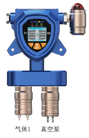 固定一體泵吸式阿尼林氣體濃度報警器