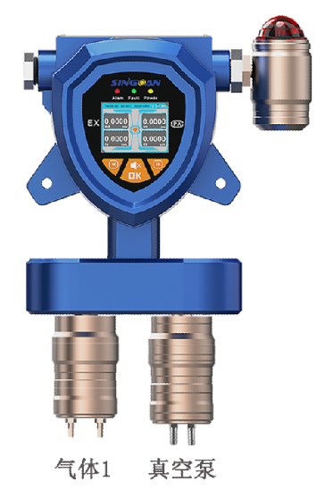 固定一體泵吸式二苯基苯氣體傳感器探頭
