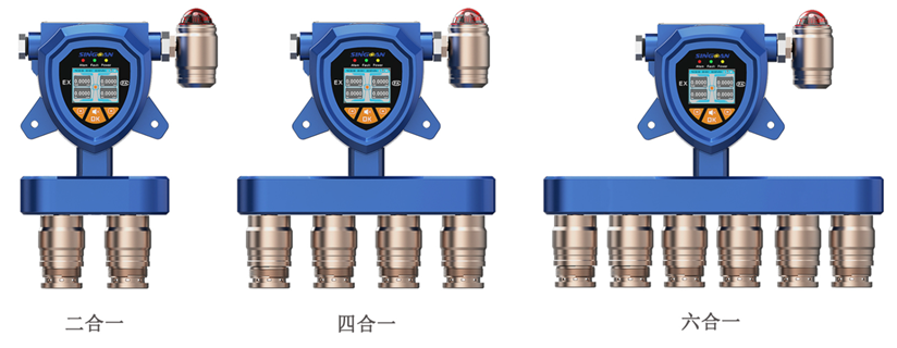 固定式復(fù)合型HDI氣體傳感器探頭